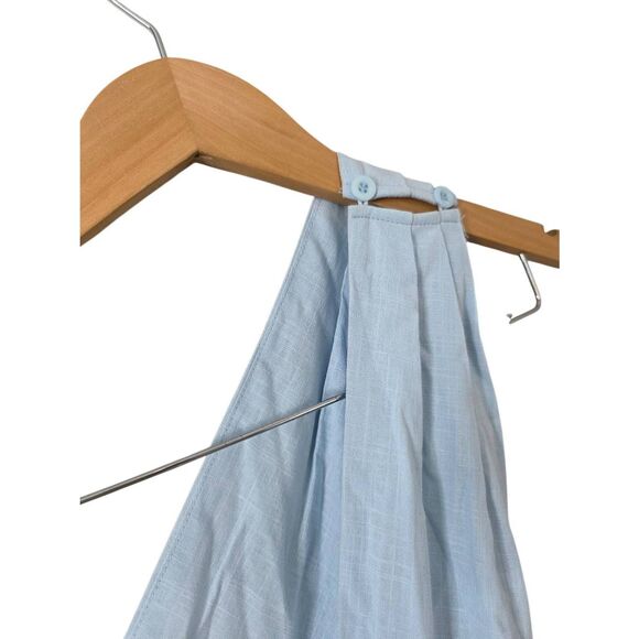 Petal & Pup Betsy Halterneck Maxi Dress Size Medium in Pale Blue NEW - Picture 7 of 10